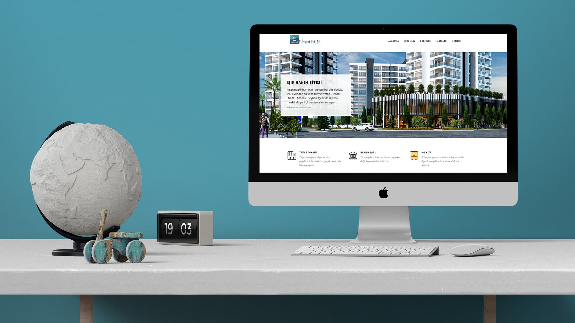 E-İnşaat - İnternet Sitesi Tasarımı
