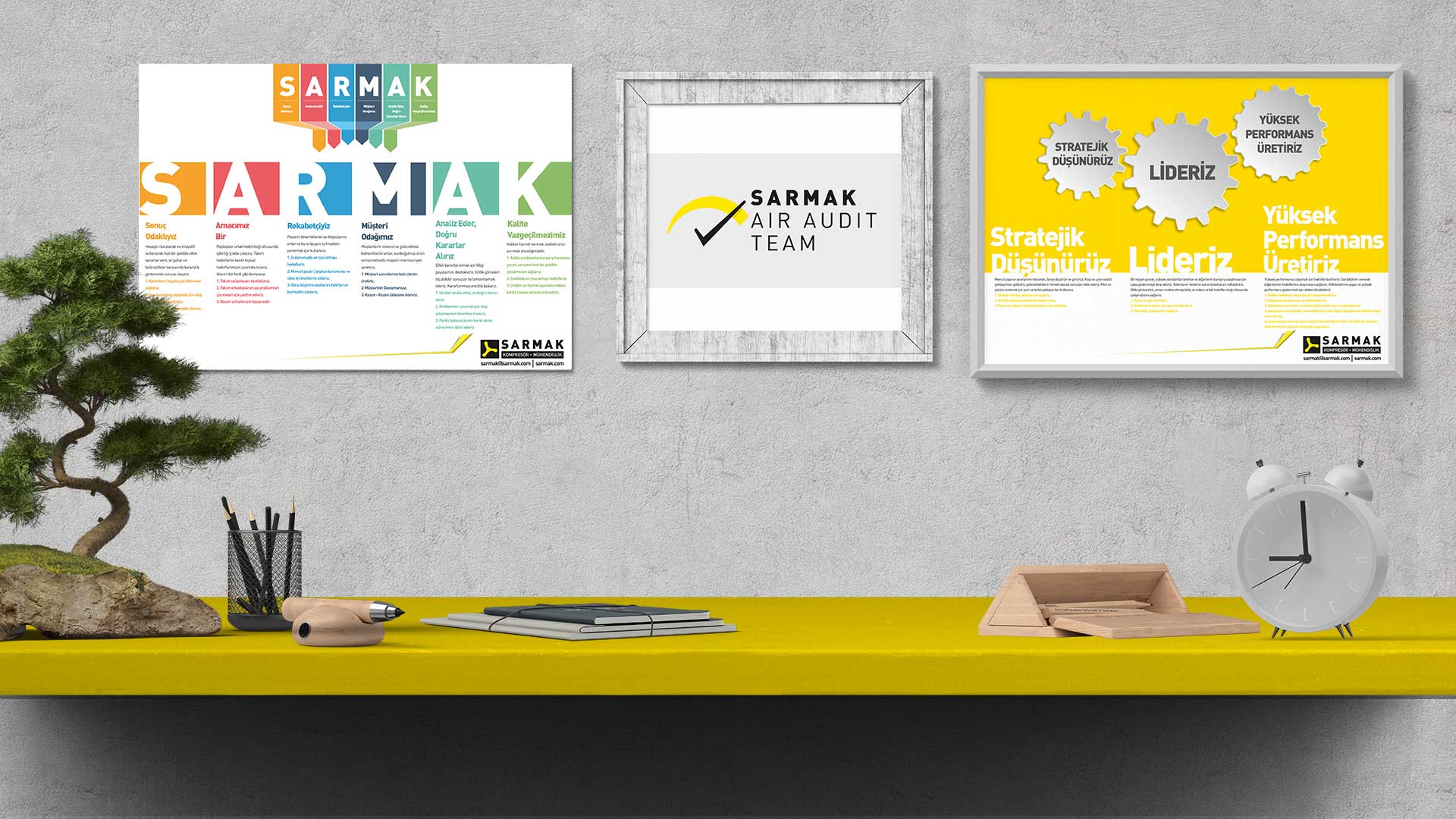 Sarmak Kompresör - Grafik Tasarımı
