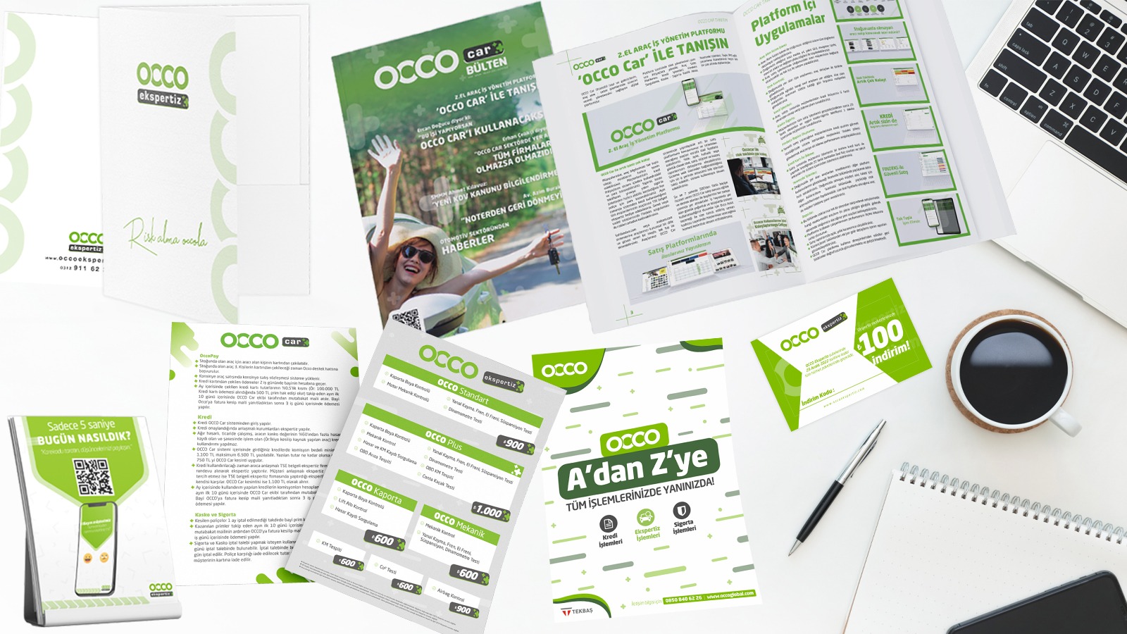 OCCO GLOBAL, OCCO CAR, OCCO EKSPERTİZ - KATALOG, BROŞÜR, BÜLTEN ÇALIŞMALARI
