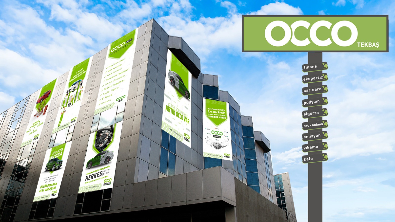 OCCO GLOBAL, OCCO CAR, OCCO EKSPERTİZ - AÇIK HAVA TASARIMI