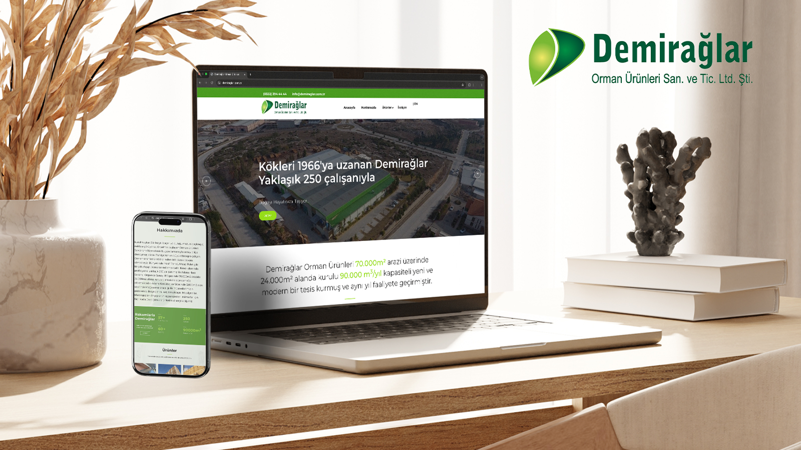 Demirağlar ORMAN ÜRÜNLERİ - internet sitesi tasarımı