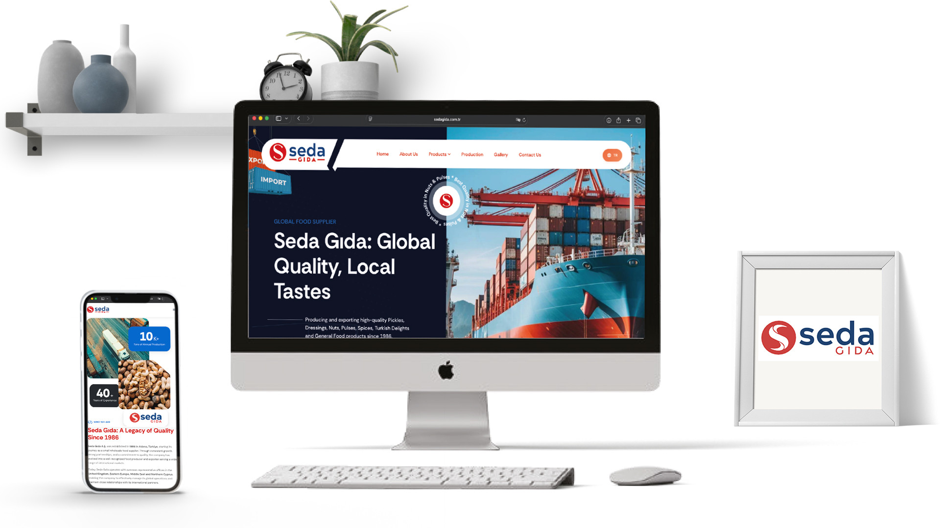 Seda Gıda Kurumsal Web Sitesi Tasarımı ve SEO Yönetimi