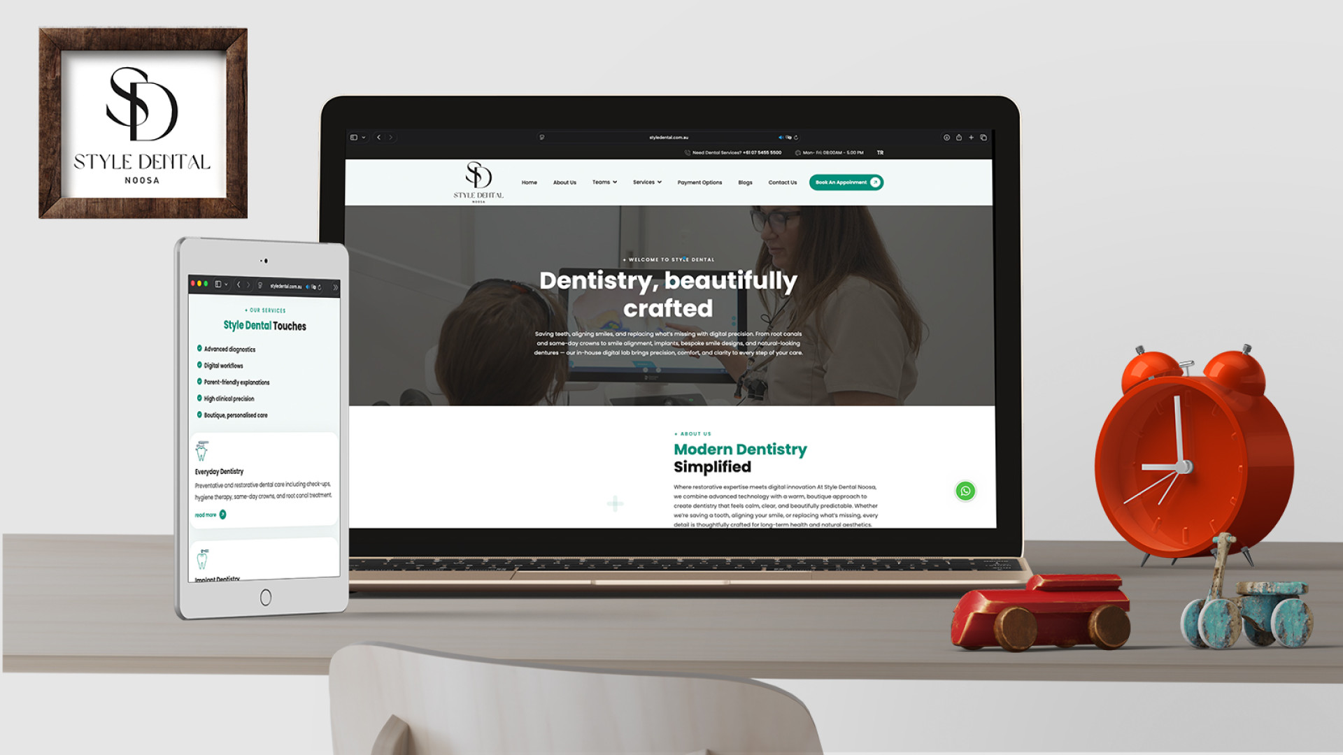 Style Dental Noosa Premium Web Sitesi Tasarımı ve Global SEO Yönetimi