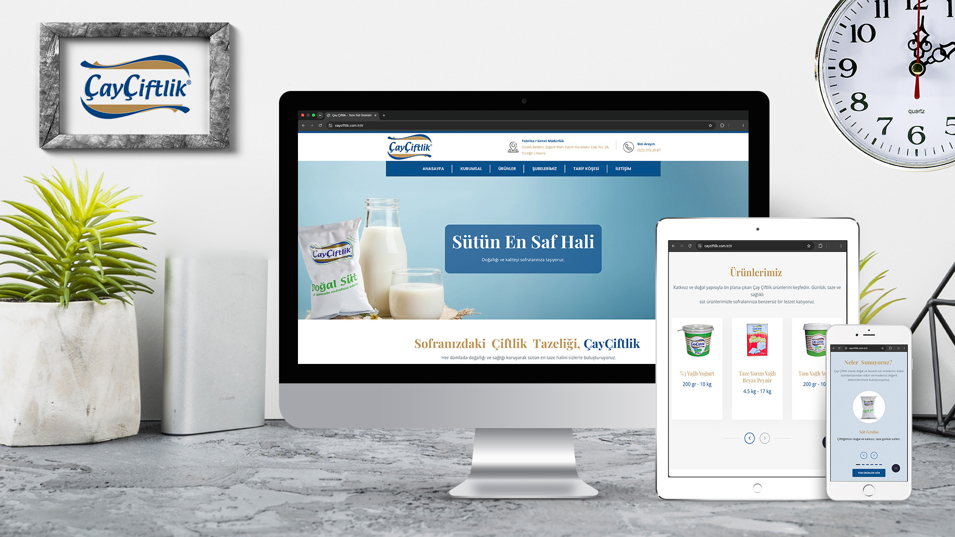 Çay Çiftlik - İnternet Site Tasarımı