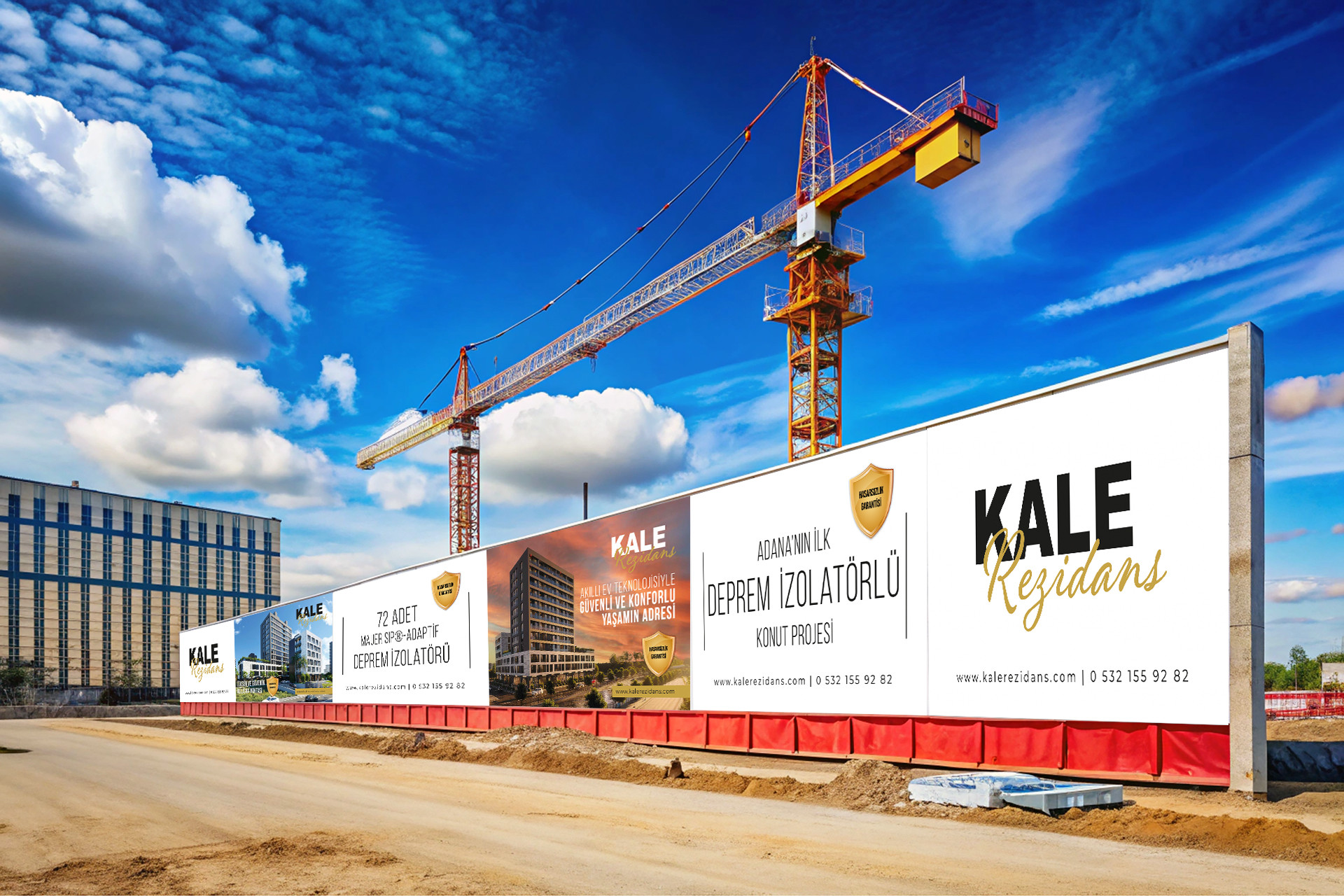 Kale Rezidans - İnşaat Alanı Çevre Giydirme Tasarımı