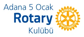Adana Beş Ocak Rotary Kulübü logosu