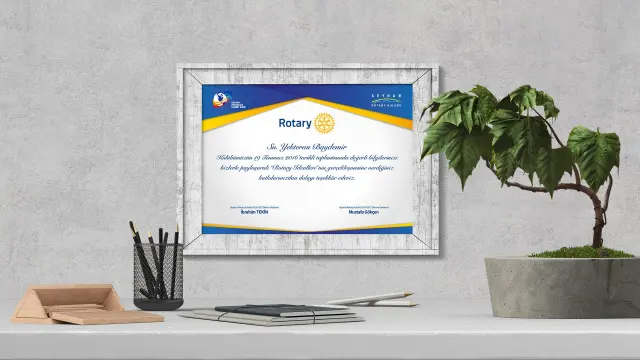 Seyhan Rotary — Belge Tasarımı
