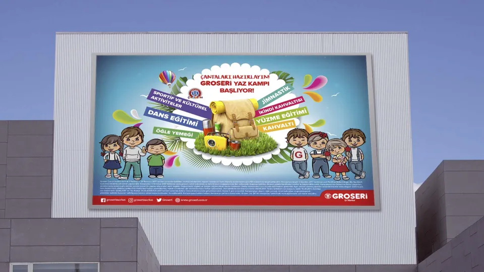 Groseri — Groseri Market — Açık Hava İlan Tasarımı