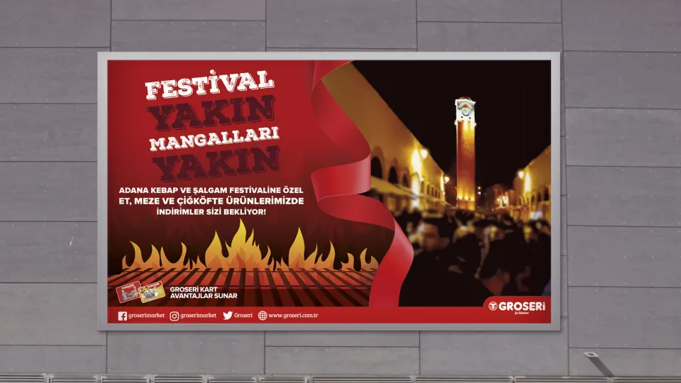Groseri — Billboard Tasarımı