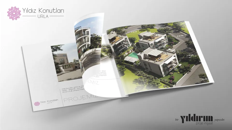 Yıldırım Proje İnşaat — Urla Yıldız Konutları — Katalog Tasarımı