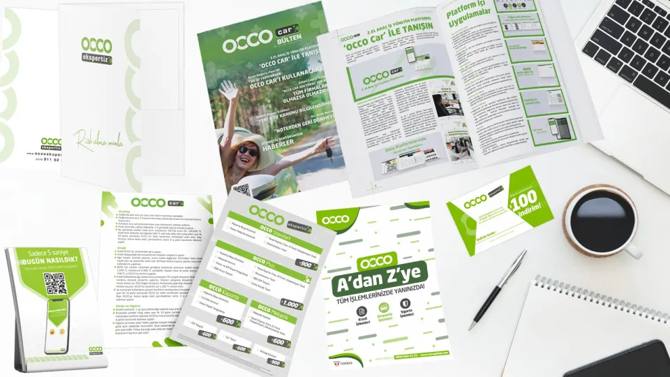 Occo Global — Occo Car, Occo Ekspertiz — Katalog, Broşür, Bülten Çalışmaları