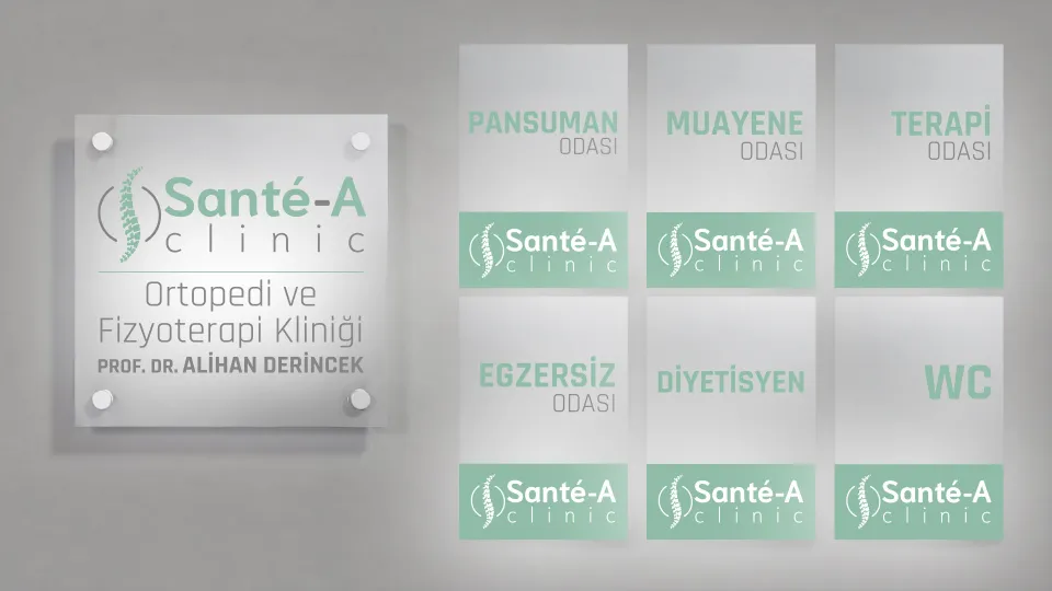 Santé-A Clinic — Tabela Tasarımı