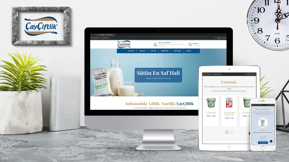 Çay Çiftlik — İnternet Sitesi Tasarımı