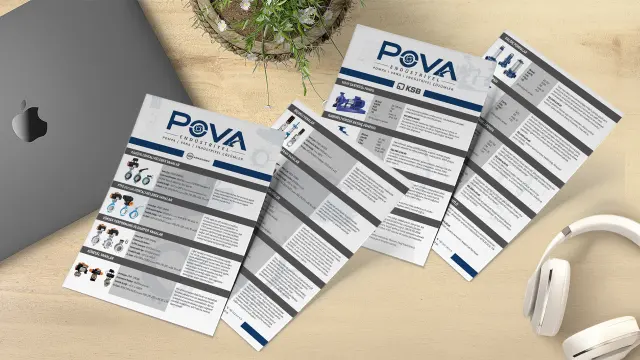 Pova Ensdüstriyel — Flayer Tasarımı